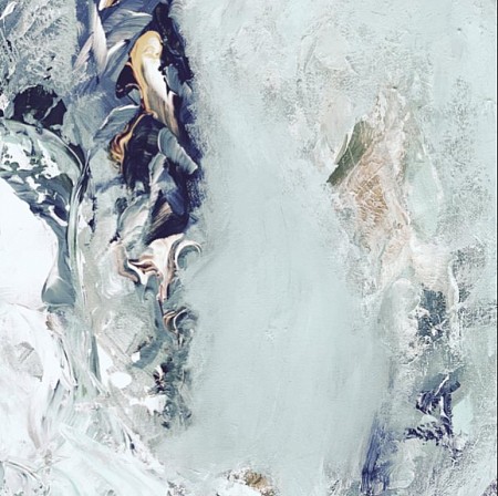 Blueart geschilderd door Diney Berg