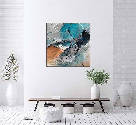 Road geschilderd door Diney Berg