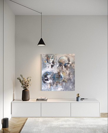 Tussen twee werelden geschilderd door Diney Berg