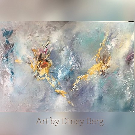 Sferen geschilderd door Diney Berg