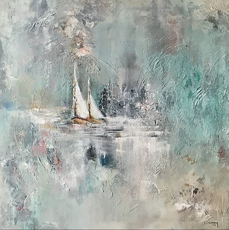 You know where to go geschilderd door Diney Berg