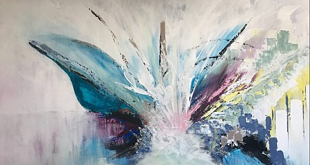 Honest cheerfulness geschilderd door Diney Berg