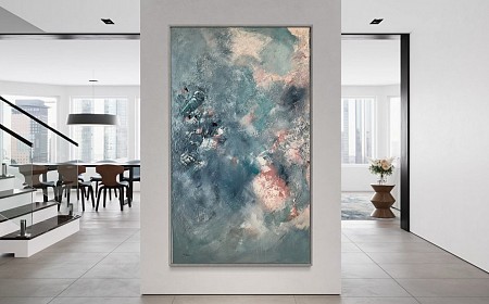 Flower power geschilderd door Diney Berg