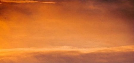 Orange sky geschilderd door Diney Berg