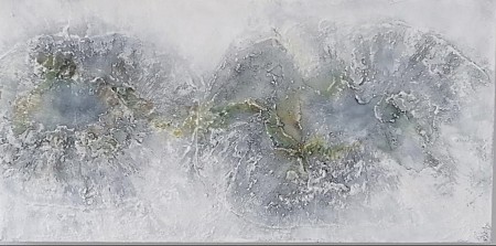 Gevelde bomen geschilderd door Hannie Hopster