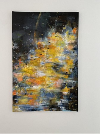 Ocean geschilderd door Imke de Vries