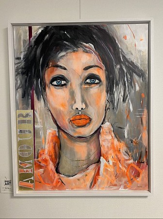 Amour2 geschilderd door Imke de Vries