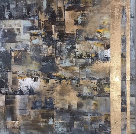 A rich life is a collection of precious moments geschilderd door Diney Berg